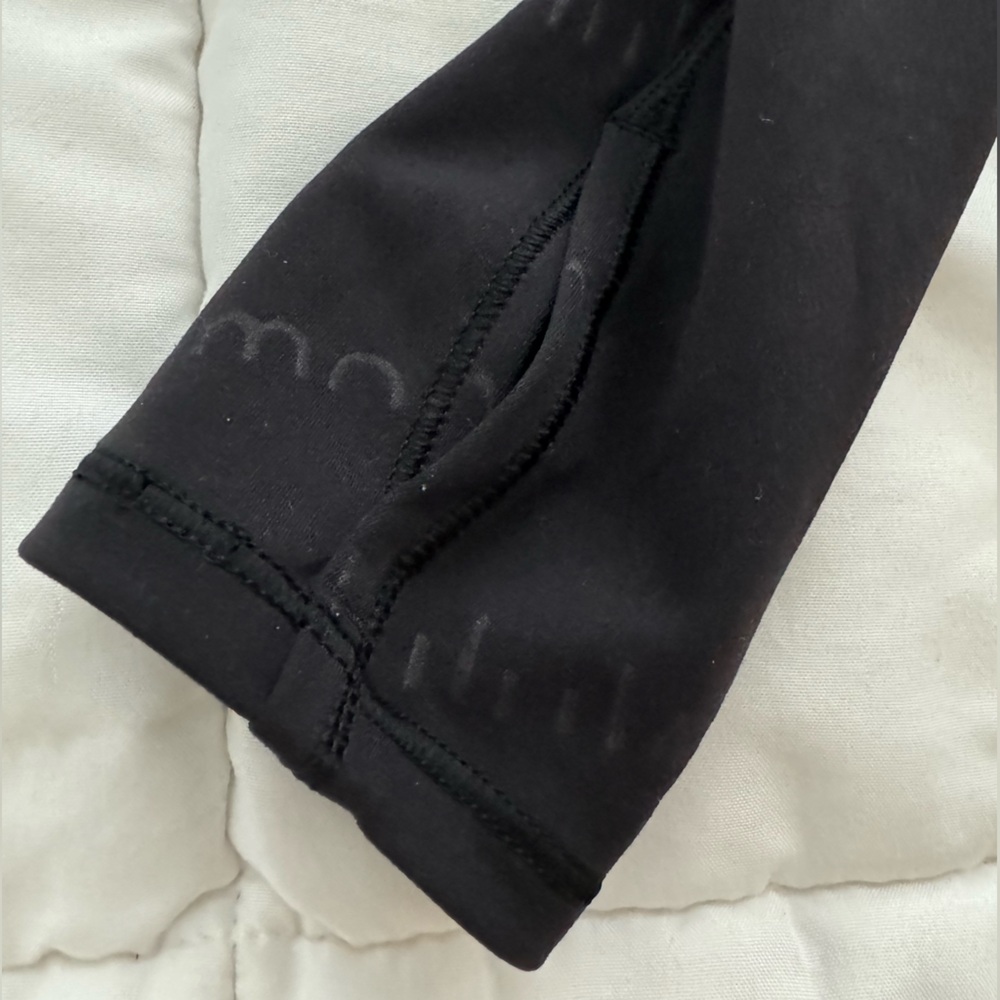 Rare Lululemon Wunder Train Crop Long Sleeve *Special Edition emboss gold logo - Picture 10 of 14